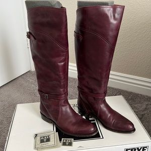 ANTHROPOLOGIE Frye Dorado Leather Riding Boots sz. 9
